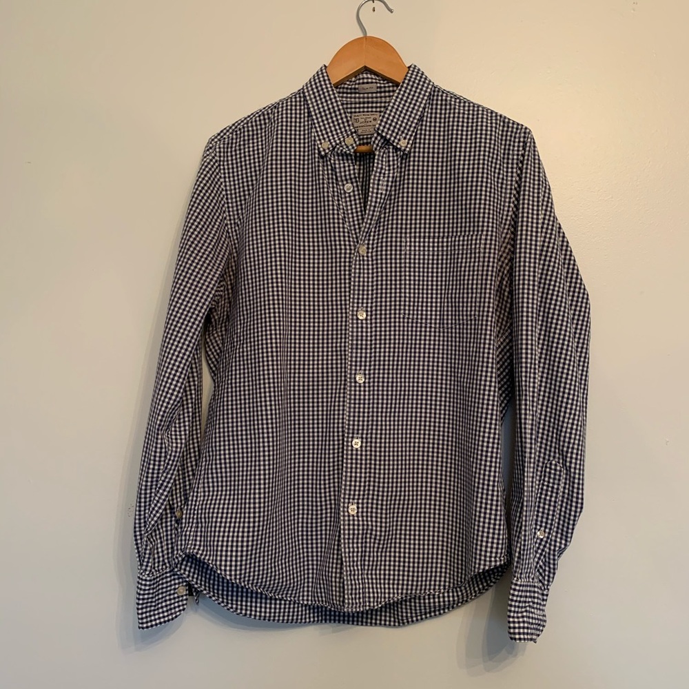 J.crew Factory Medium Secret Wash Shirt